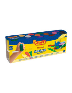 PACK 10 BOTES PLASTILINA JOVI SOFT DOUGH BLANDIVER