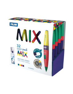 PORTAMINAS MILAN COMPACT MIX 07 mm EXPOSITOR de 32
