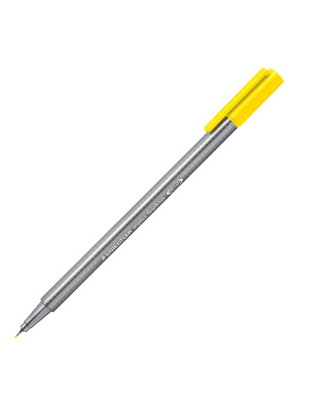 ROTULADOR FIBRA STAEDTLER  334 TRIPLUS FINELINER   AMARILLO PALIDO