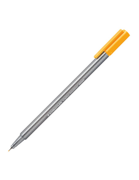 ROTULADOR FIBRA STAEDTLER  334 TRIPLUS FINELINER   NARANJA NEON