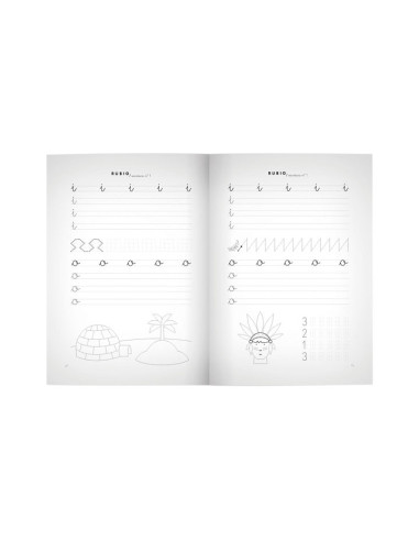 PACK 10 CUADERNOS RUBIO ESCRITURA PRIMARIA 1