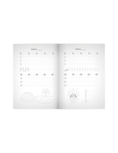 PACK 10 CUADERNOS RUBIO ESCRITURA PRIMARIA 1