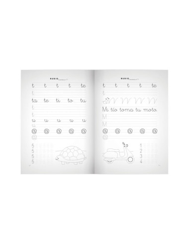 PACK 10 CUADERNOS RUBIO ESCRITURA PRIMARIA 1