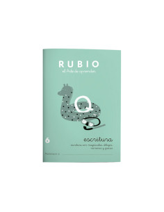 PACK 10 CUADERNOS RUBIO ESCRITURA PRIMARIA 6