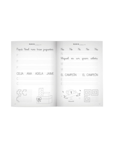 PACK 10 CUADERNOS RUBIO ESCRITURA PRIMARIA 6