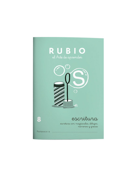 PACK 10 CUADERNOS RUBIO ESCRITURA PRIMARIA 8