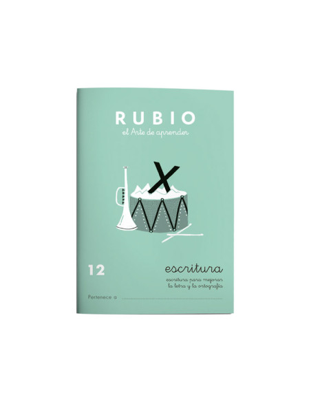 PACK 10 CUADERNOS RUBIO ESCRITURA PRIMARIA 12