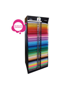 IRIS CARTULINA 50X65CM EXPOSITOR 42 BANDEJAS INCLUYE PACK A BC Y D CSURTIDOS