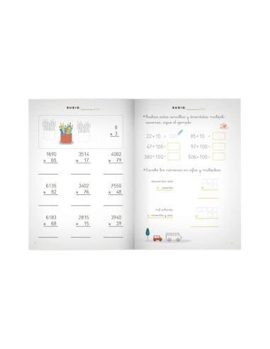 PACK 10 CUADERNOS RUBIO OPERACIONES P3A