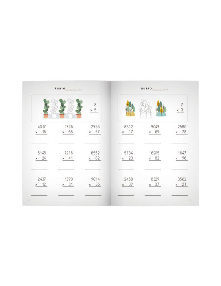 PACK 10 CUADERNOS RUBIO OPERACIONES P3A