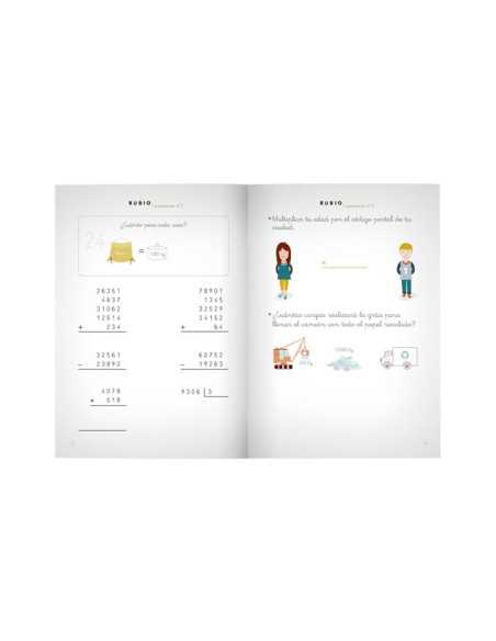 PACK 10 CUADERNOS RUBIO OPERACIONES P5