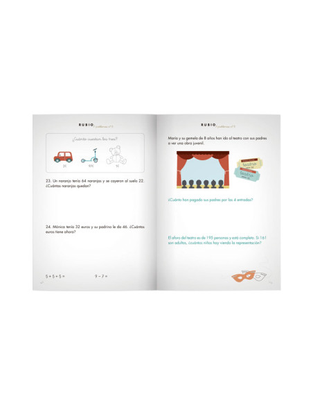 PACK 10 CUADERNOS RUBIO PROBLEMAS P8