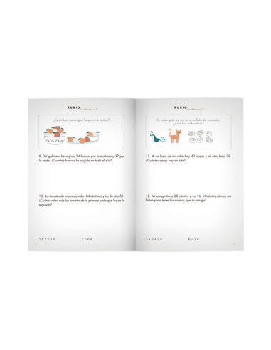 PACK 10 CUADERNOS RUBIO PROBLEMAS P8