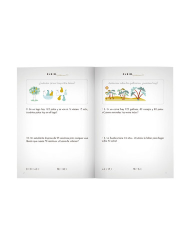 PACK 10 CUADERNOS RUBIO PROBLEMAS P9