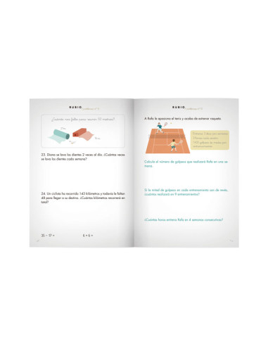 PACK 10 CUADERNOS RUBIO PROBLEMAS P12