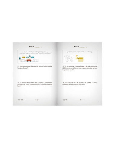 PACK 10 CUADERNOS RUBIO PROBLEMAS P13