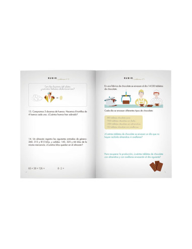 PACK 10 CUADERNOS RUBIO PROBLEMAS P13