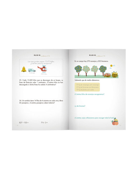 PACK 10 CUADERNOS RUBIO PROBLEMAS P16