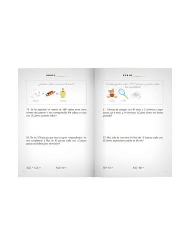 PACK 10 CUADERNOS RUBIO PROBLEMAS P17