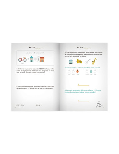 PACK 10 CUADERNOS RUBIO PROBLEMAS P17