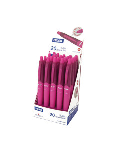 BOLIGRAFO MILAN RETRACTIL CAPSULE BALLPEN ROJO