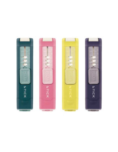 MILAN AFILABORRA STICK COLORES SURTIDOS PASTEL CAJA EXPOSITORA 16 UD 2