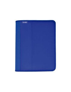 CARPETA PORTADOCUMENTOS OFFICE BOX ZIPPER SUPRA con CREMALLERA 360x280mm 4 anillas 25mm