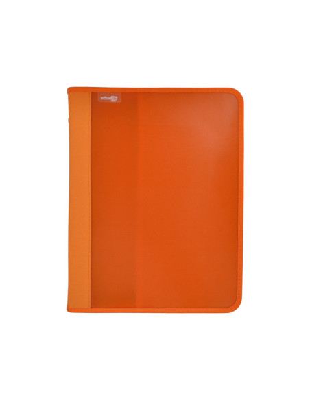 CARPETA OFFICE BOX ZIPPER 4 ANILLAS Y BOLSILLOS SUPRA