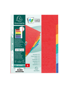 SEPARADORES EXACOMPTA PREMIUM 6 POSICIONES A4