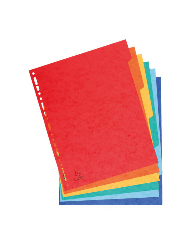 SEPARADORES EXACOMPTA PREMIUM 6 POSICIONES A4