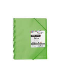 CARPETA GRAFOPLÁS CON 40 FUNDAS MAXIPLÁS PP MULTILINE
