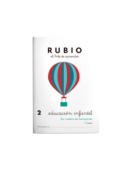 PACK 10 CUADERNOS RUBIO EDUCACIÓN INFANTIL PR2