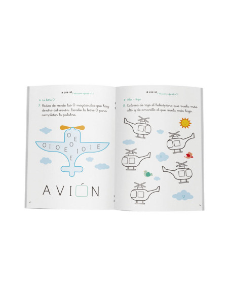 PACK 10 CUADERNOS RUBIO EDUCACIÓN INFANTIL PR2