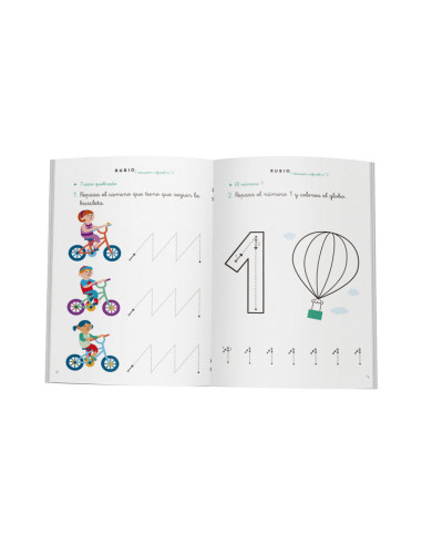 PACK 10 CUADERNOS RUBIO EDUCACIÓN INFANTIL PR2