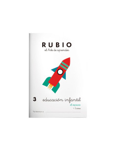 PACK 10 CUADERNOS RUBIO EDUCACIÓN INFANTIL PR3