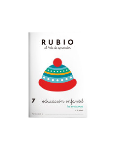 PACK 10 CUADERNOS RUBIO EDUCACIÓN INFANTIL PR7