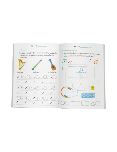 PACK 10 CUADERNOS RUBIO EDUCACIÓN INFANTIL PR9