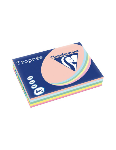 PAQUETE 500h PAPEL TROPHÉE CLAIREFONTAINE A3 PASTEL SURTIDO
