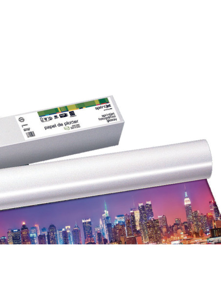 ROLLO PAPEL PLOTTER FABRISA 180gr 36x30m GLOSSY