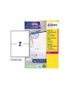 CAJA 100h ETIQUETAS AVERY ULTRAGRIP PARA ENVÍOS 1996 x 1435mm