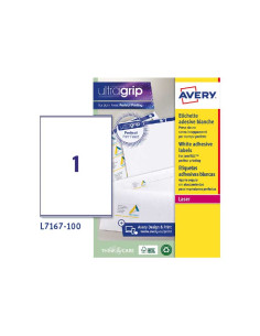 CAJA 100h ETIQUETAS AVERY ULTRAGRIP PARA ENVÍOS 1996 x 2891mm