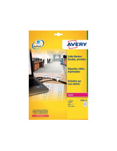 CAJA 20h ETIQUETAS AVERY PARA CABLES 110 x 49mm