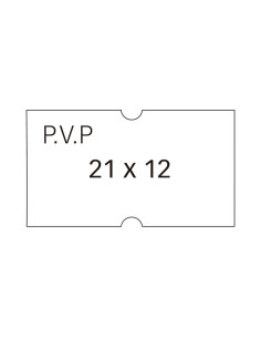PACK 6 ROLLOS APLI PARA ETIQUETADORA 21x12mm PVP