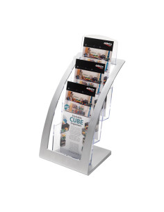 EXPOSITOR SOBREMESA DEFLECTO CONTEMPORARY FOLLETO 13 A4