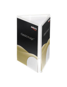 EXPOSITOR DEFLECTO TRIANGULAR A6 VERTICAL