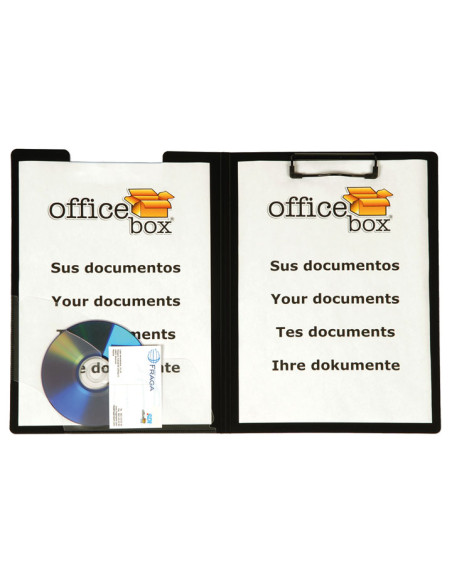 CARPETA OFFICE BOX CON PINZA METÁLICA