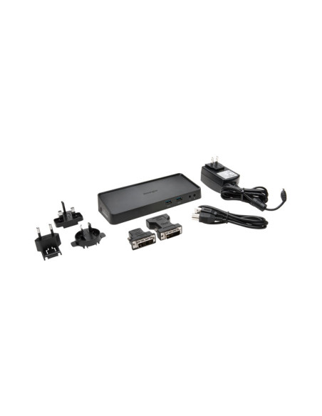 KENSINGTON HUB 2XUSB 30 USB1XVGA1XDVI-I1XRJ454XUSB 20 NEGRO