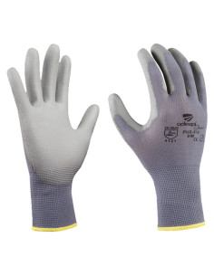 GUANTES DE SEGURIDAD CON PALMA DE PU A120 TALLA M