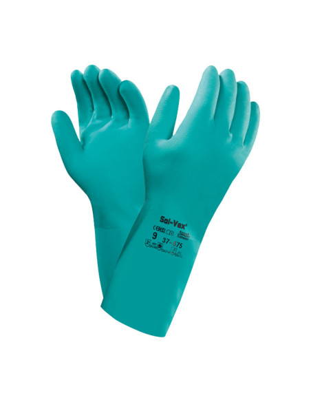 GUANTES DE PROTECCIÓN QUIMICA NITROSAFE A810 TALLA L