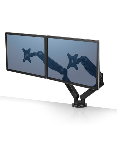 BRAZO DOBLE MONITOR FELLOWES PLATINUM SERIES HORIZONTAL
